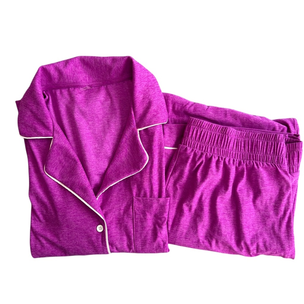 Beyond Yoga Featherweight Wind Down Pajama Set Size M Soft Comfy USA Made